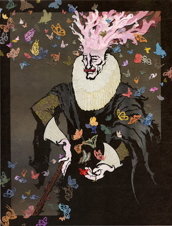Portrait of Mykos in His Garden, revised by Patrick Gannon