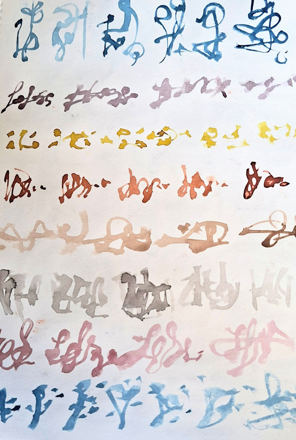 Abstract Marks & Techinques by Yvonne Cavens, Image 3.