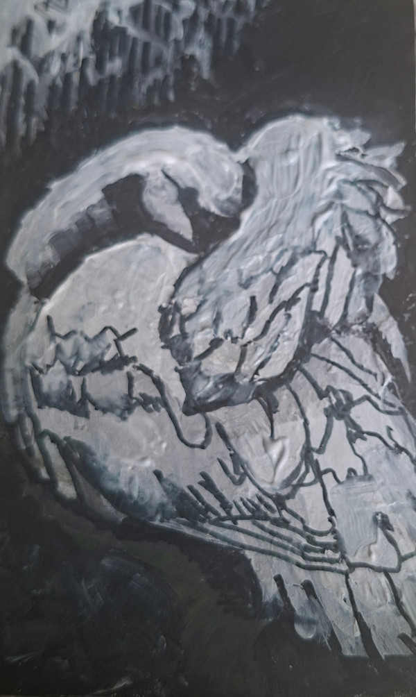 Swan asleep by Yvonne Cavens, Image 1.