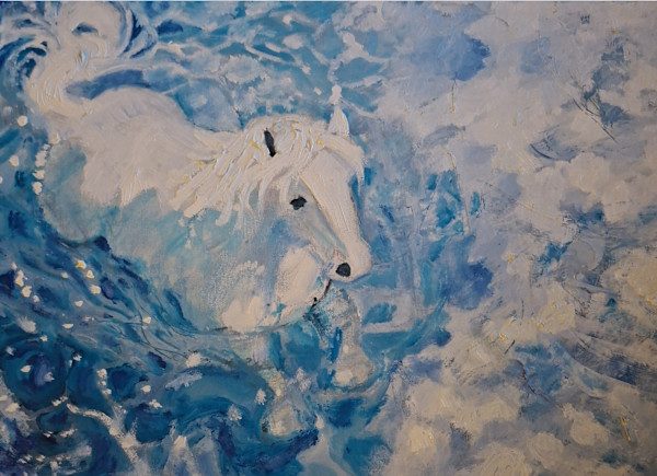The Spirit of the Horse (orginial) by Yvonne Cavens, Image 3.