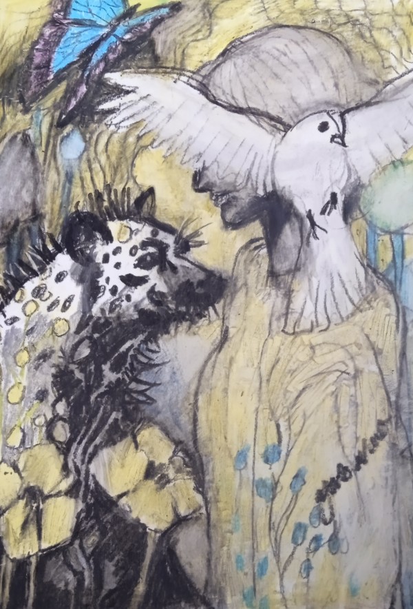 The Hyena and The dove by Yvonne Cavens, Image 2.