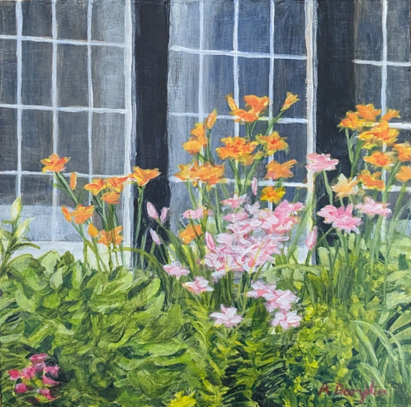 Outside the Veranda Tearoom (Macphail Homestead) by Rebeka Darylin