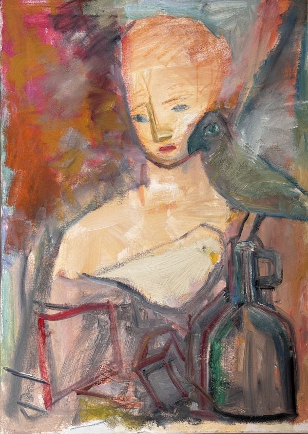 Bird on a Bottle by Vera Gutkina