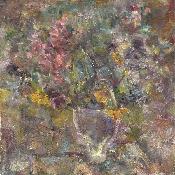 Drooping Sunflowers by Vera Gutkina