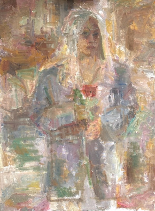 A Single Rose by Vera Gutkina