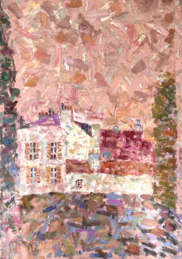 Rue Girardon, Montmartre by Vera Gutkina