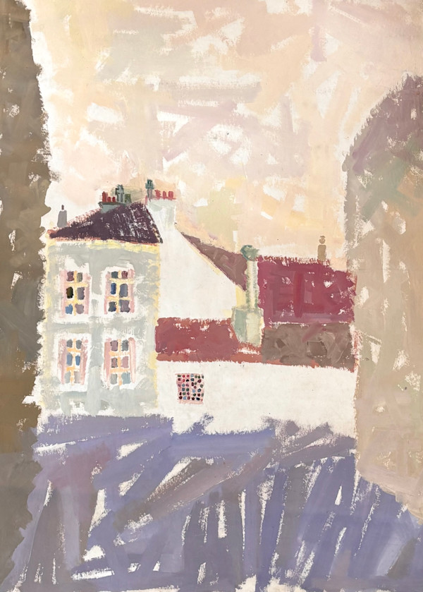 Rue Girardon, Montmartre by Vera Gutkina