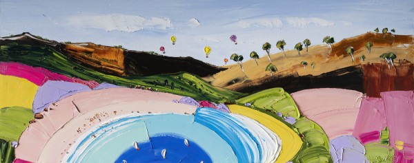 Coastal Balloons by angela Hawkey