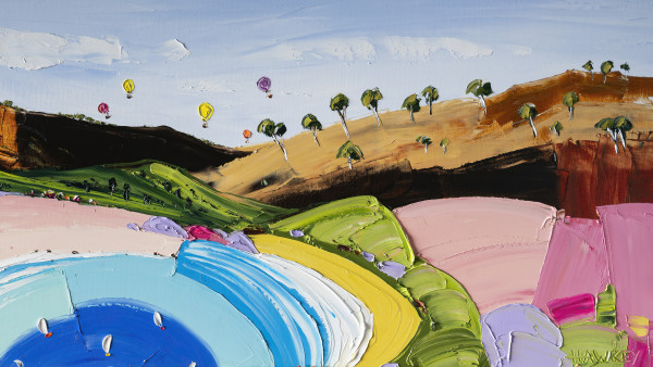 Coastal Balloons by angela Hawkey