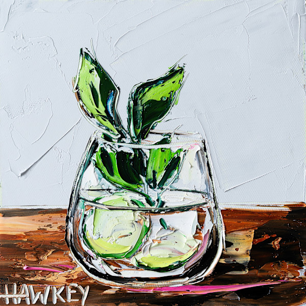 Gin And Tonic With Mint And Cucumber 3 by angela Hawkey