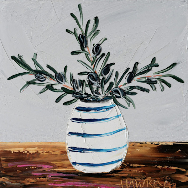 Olive Branches 15 by angela Hawkey