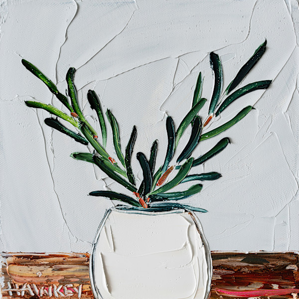 Olive Twigs 2 by angela Hawkey