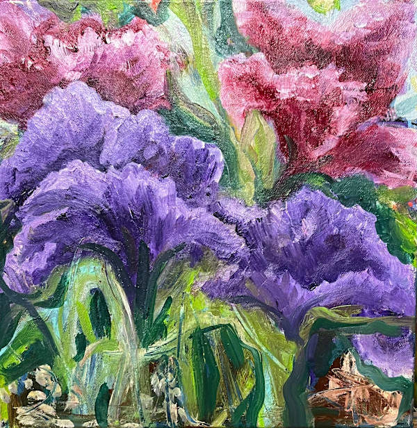 Brash Tulips by Gay P Cox