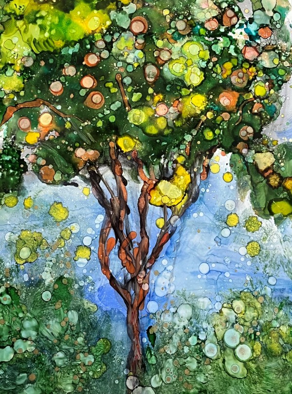 Tree of Life: Fireflies Arrival by Gay P Cox
