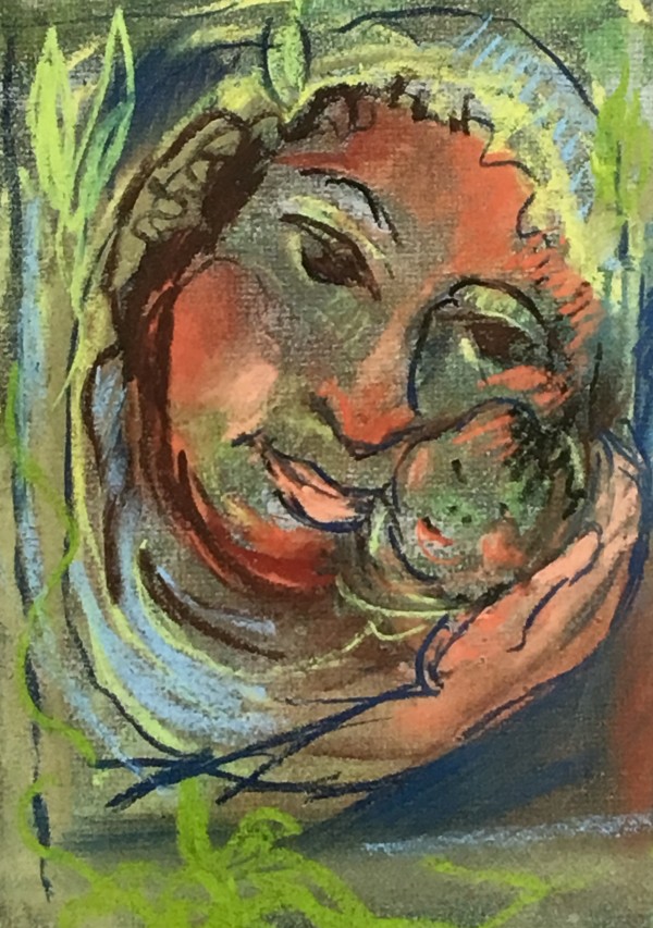 Verdant Madonna by Gay P Cox