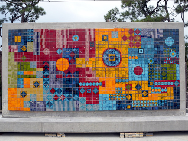 Untitled Mosaic Mural by Roberto Burle Marx, Image 2.