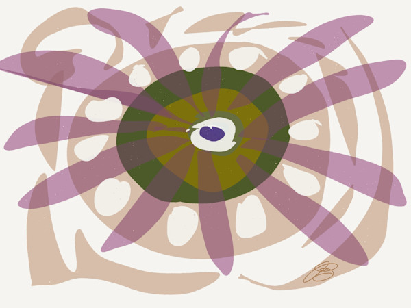 Center Point Purple by Judith Beale