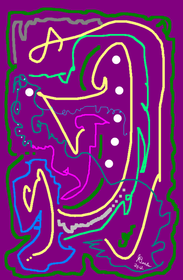 Digital Doodles II by Judith Beale