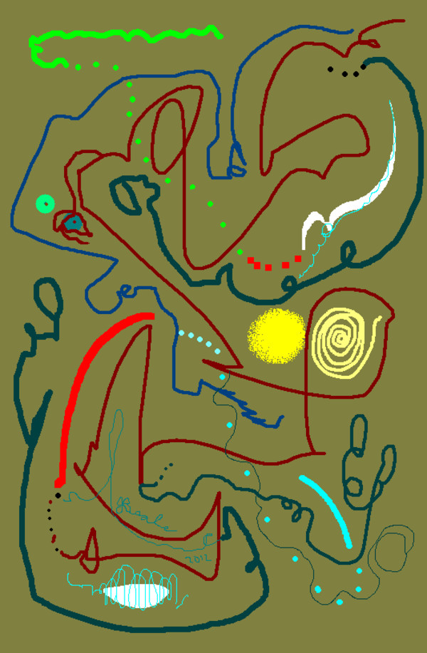 Digital Doodles I by Judith Beale