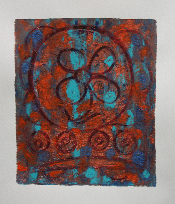 Monoprint No 3633 by Judith Beale