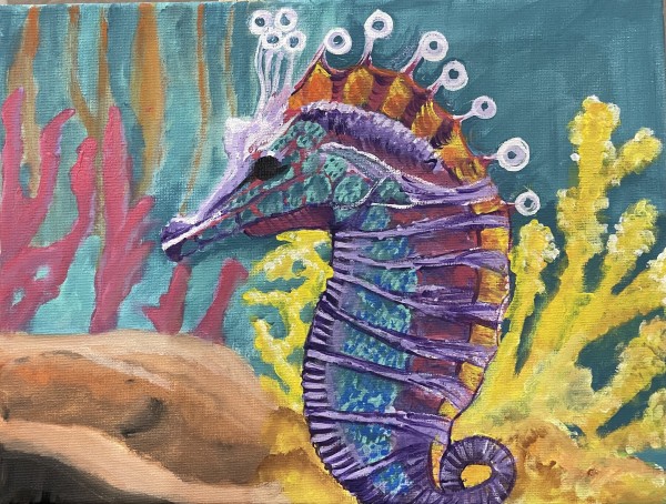 Magical seahorse by Serena Phillips