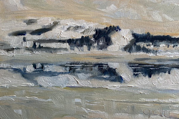 Ice Reflection by Cheryl Potter