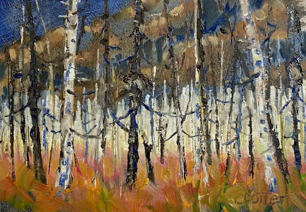 Fall Birch by Cheryl Potter