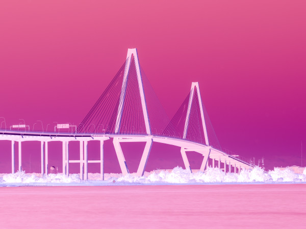 Inverted Realities - Ravenel Bridge by Peter Mendelson
