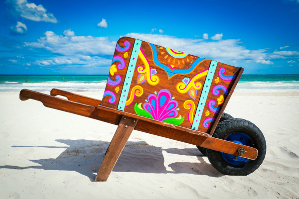 Mexican Ice Cream Cart by Peter Mendelson