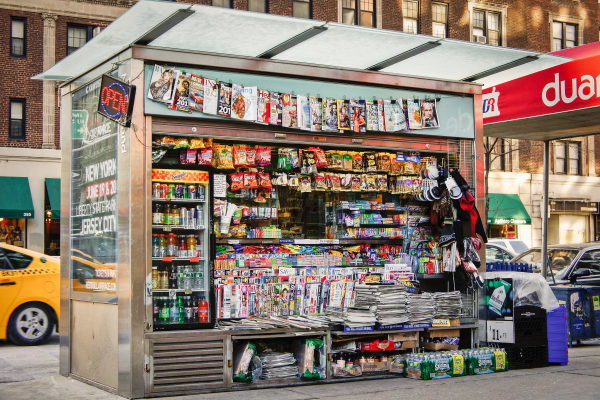 NYC Newsstand by Peter Mendelson