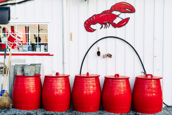 Lobster Pots by Peter Mendelson