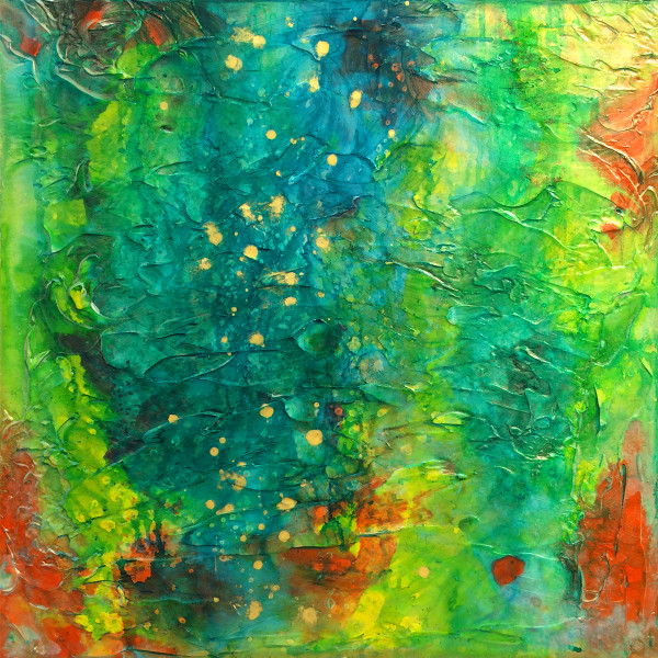 Gulf Coast: Flower Gardens #7 - Stoplight Parrotfish by Amy Lanier