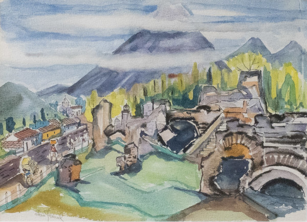 Mexican Landscape by Elsie Freund