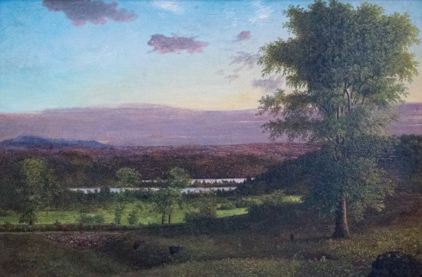 Luminous Sunset Over the Valley by Nelson Augustus Moore