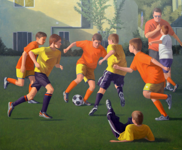 Soccer Players by Tom Szewc