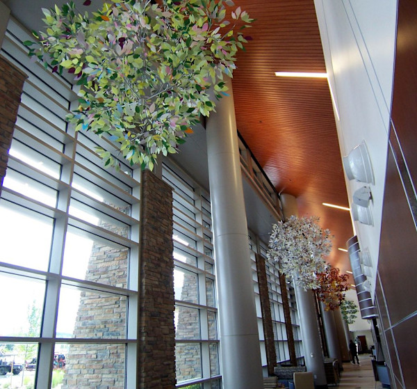 Tree Mobiles in Four Seasons by Jan R Carson