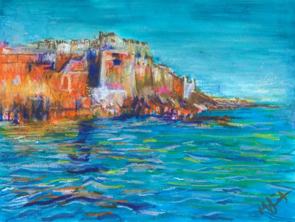 Castle Cornet - view from a kayak (1) by michelle