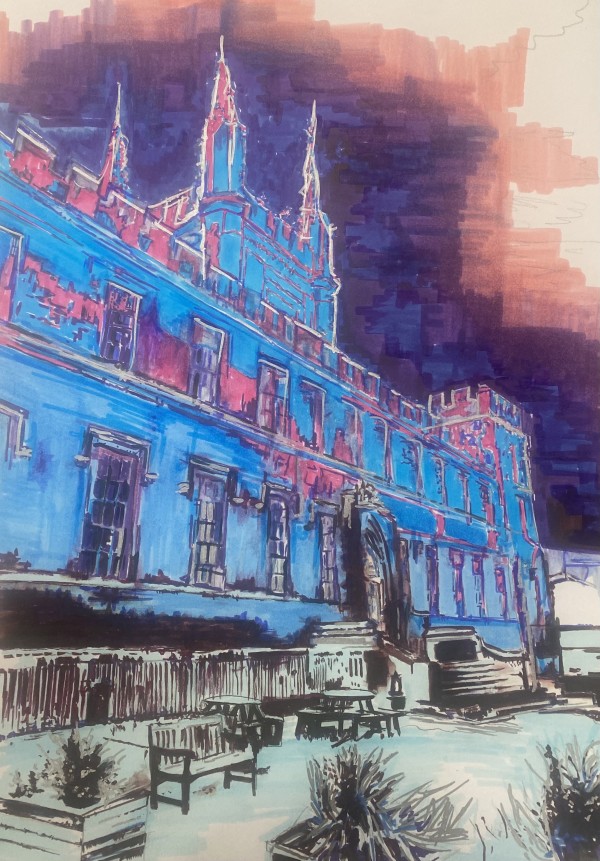 Elizabeth College in Pink and Blue. No 1 by michelle