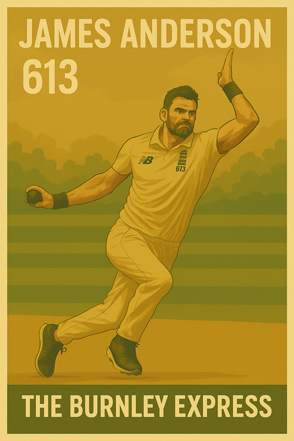 James Anderson 613 The Burnley Express digital art by michelle