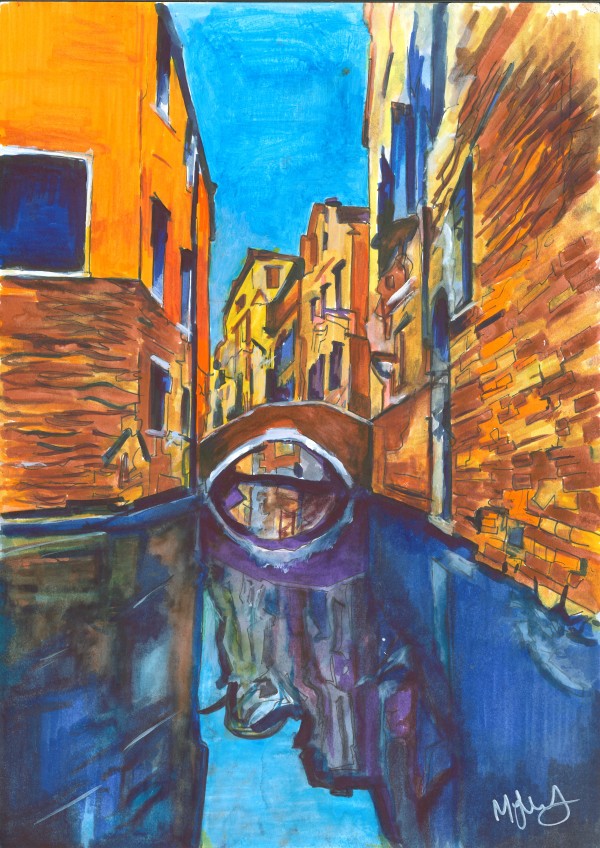 Venice Canal Reflections by michelle