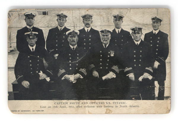 Postcard, Titanic's Officers