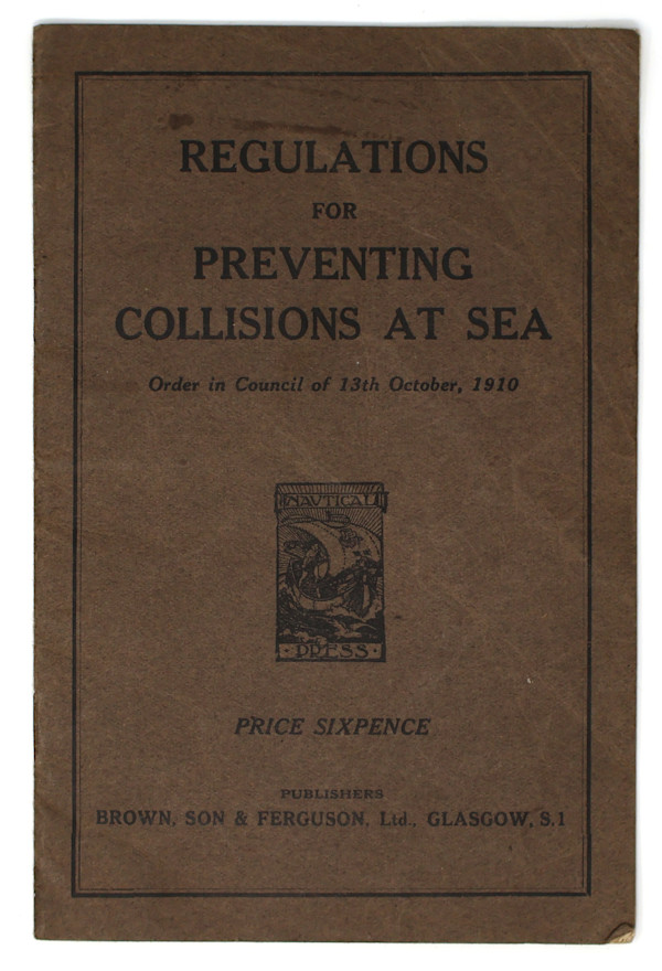 "Regulations For Preventing Collisions At Sea" (1)