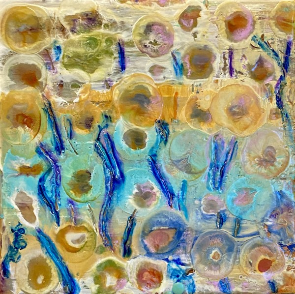 Shiny happy flowers by Sue Warhaftig