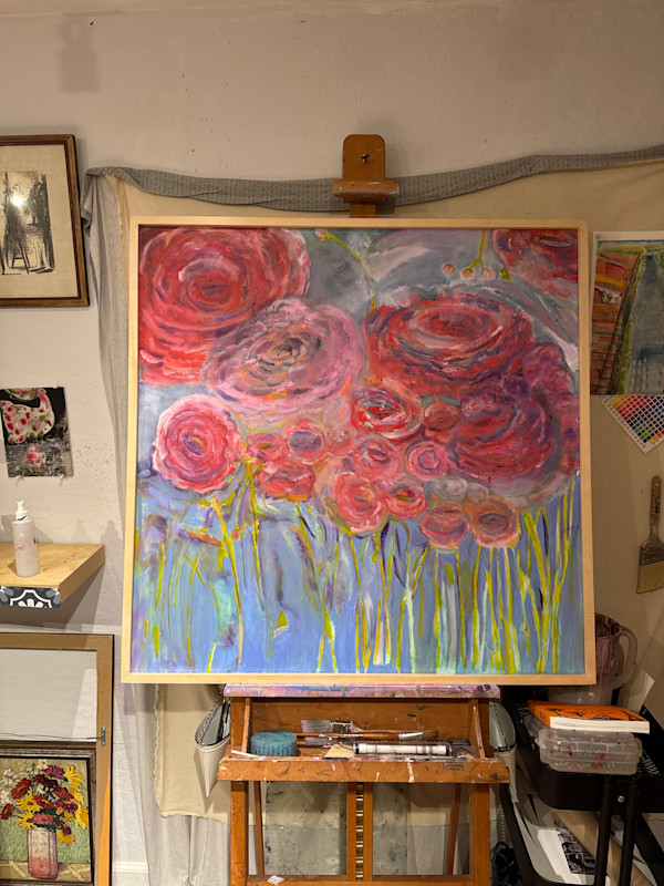 Ranunculus Party in the Garden by Sue Warhaftig