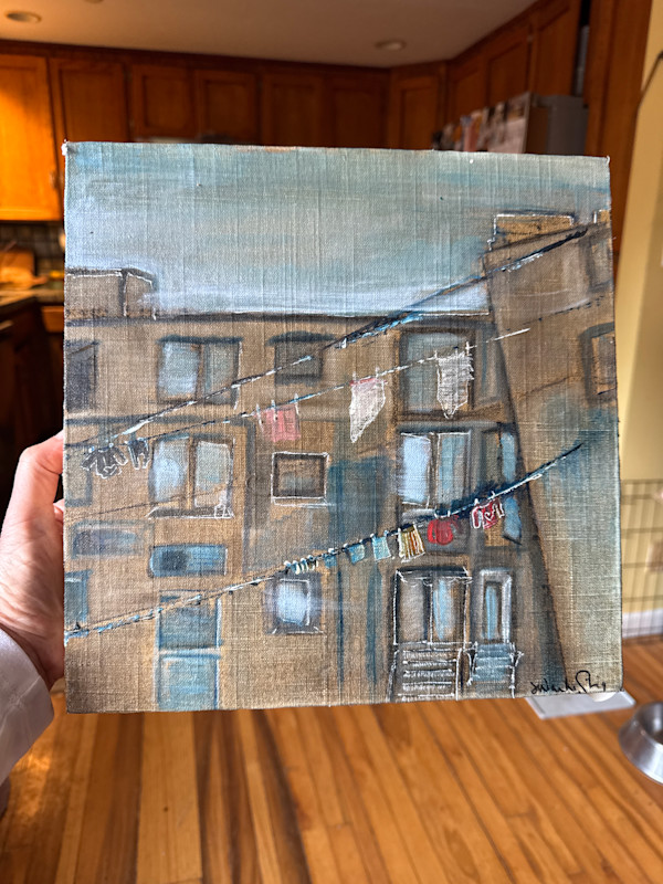 Laundry day-Croatia by Sue Warhaftig