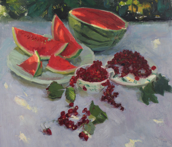 Studie van rood fruit by Anna Maria Vargiu