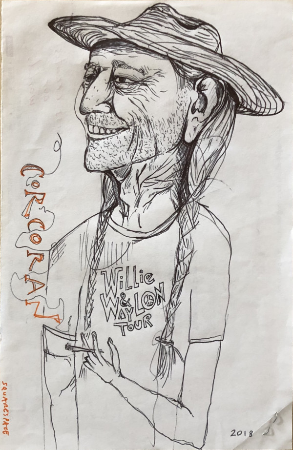 Willie Nelson by CORCORAN