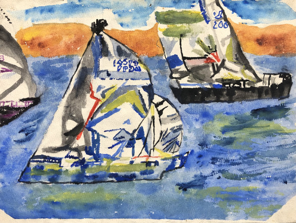Sailboats by CORCORAN