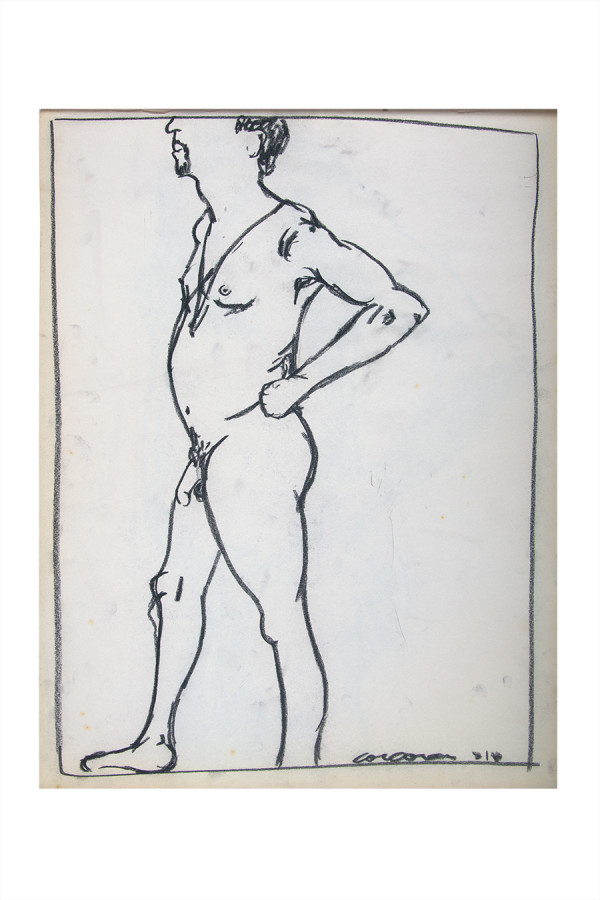 Standing Male Nude #1 by CORCORAN