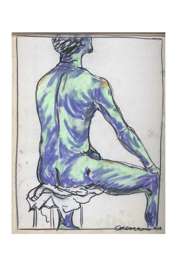 Seated Male Model by CORCORAN